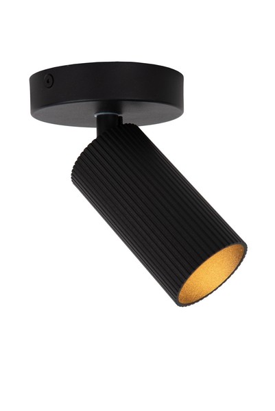 Deckenstrahler Aluminium Schwarz Flexibel GU10 B:10 Cm Deckenspot Wohnzimmer-image