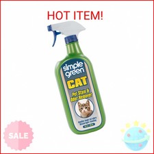 Cat Stain  Odor Remover - Enzyme Cleaner for Cat Urine, Feces, Blood, Vomit - 3