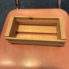 Napa Valley Box 12 Cassette Tape Holder Wooden Storage Crate Tom Cat Logo