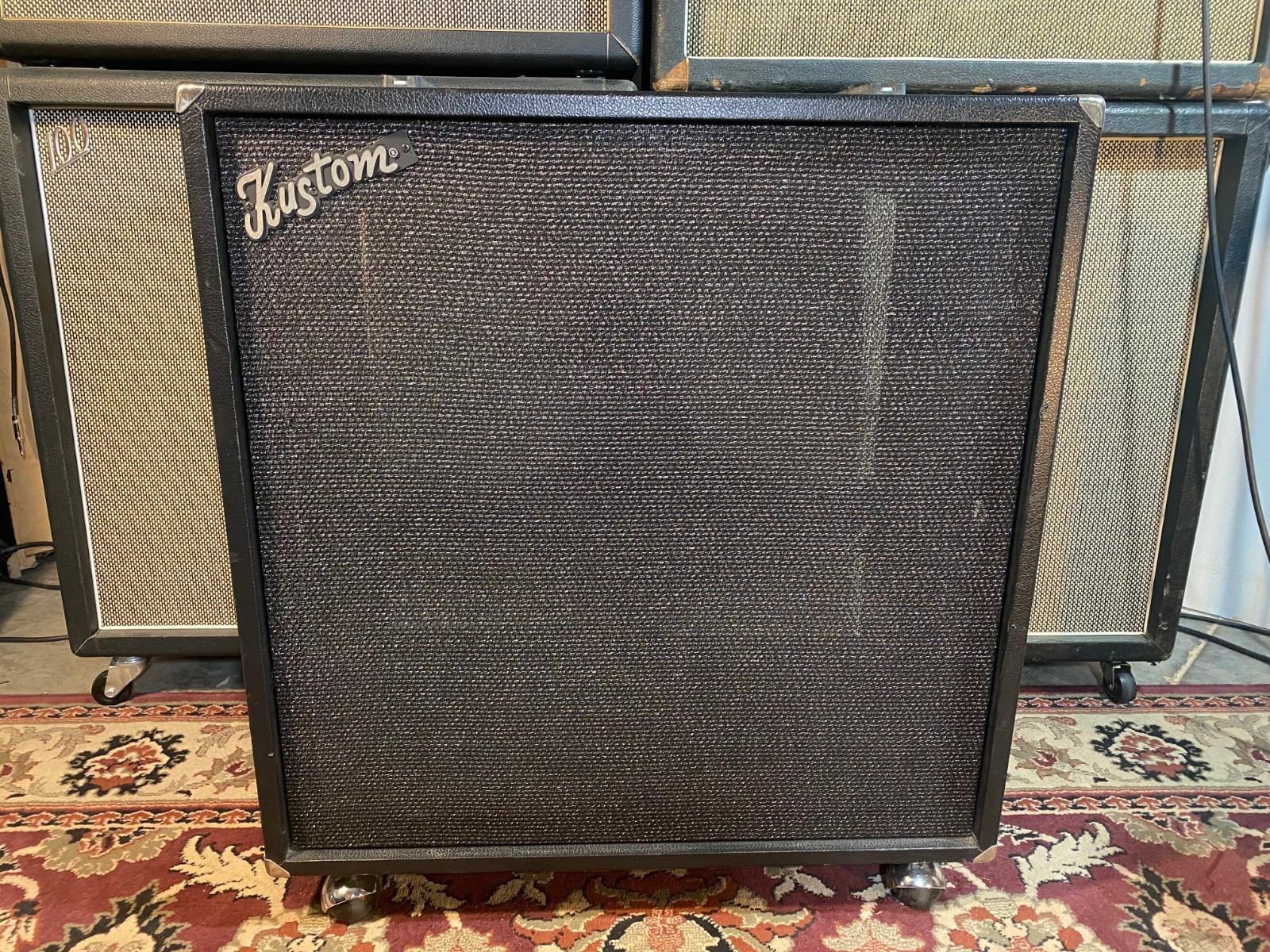 Vintage Kustom 4x12 Guitar Speaker Cabinet Empty