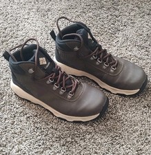 COLUMBIA Women's Newton Wander Leather Boot Waterproof Shoes Sz 6 See DESCRIPT 