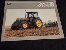 1986 John Deere 40 To 95 HP Tractor Brochure 2150 2350 2550 2750 2950 3150 