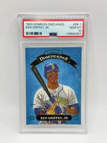 1993 Donruss Diamond Kings Ken Griffey Jr #DK-1 PSA 10 Gem Mint Seattle Mariners