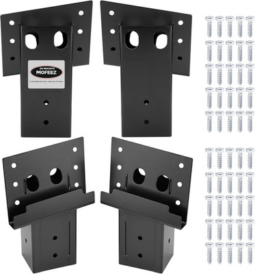 Deer Stand Brackets 4X4 with Screws, Heavy Duty Elevator Bracket with Powder Coa