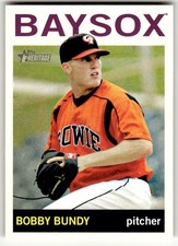 2013 Topps Heritage Minor League #19 Bobby Bundy Bowie Baysox Baseball