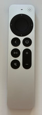 Genuine Apple TV 2nd Gen Siri Remote Silver Model A2540 Lightning Port Charger