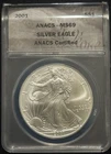 ANACS MS 69 2001 United States American Silver Eagle S$1 Coin-165