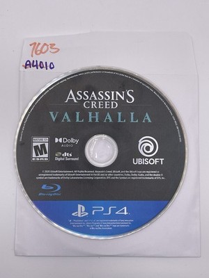 Assassin's Creed Valhalla (Sony PlayStation 4, 2020) Disc Only No Tracking 7603