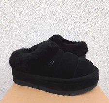 UGG BLACK TAZZLITA TAZZ PLATFORM SLIPPERS SHOES, WOMEN US 9/ EUR 40 ~NIB