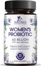 Probiotics for Women 60 Billion CFU - 16 Strains Digestive Health and Vaginal pH