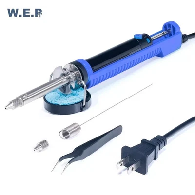 WEP 929D-V 30W Electric Vacuum Desoldering Iron | 2-in-1 Solder Sucker Gun
