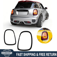 Pair Black Tail Light Trim Ring Bezel For 201...