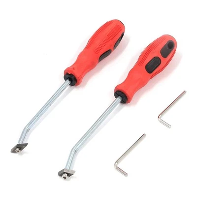 2-Piece Slotting Machine Set Grouting Removal Tool Caulking Triangle Blade2200 - image 1 of 4