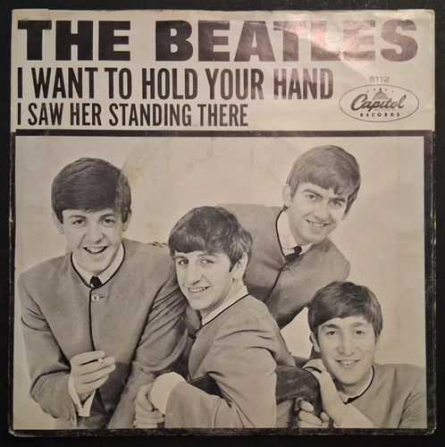 Beatles Capitol 5112 I Want To Hold Your Hand Picture Sleeve 7" Vinyl Scranton