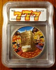 Jackpot 1 oz Colorized Copper Lucky Token Las Vegas Casino Theme 0.999 Fine