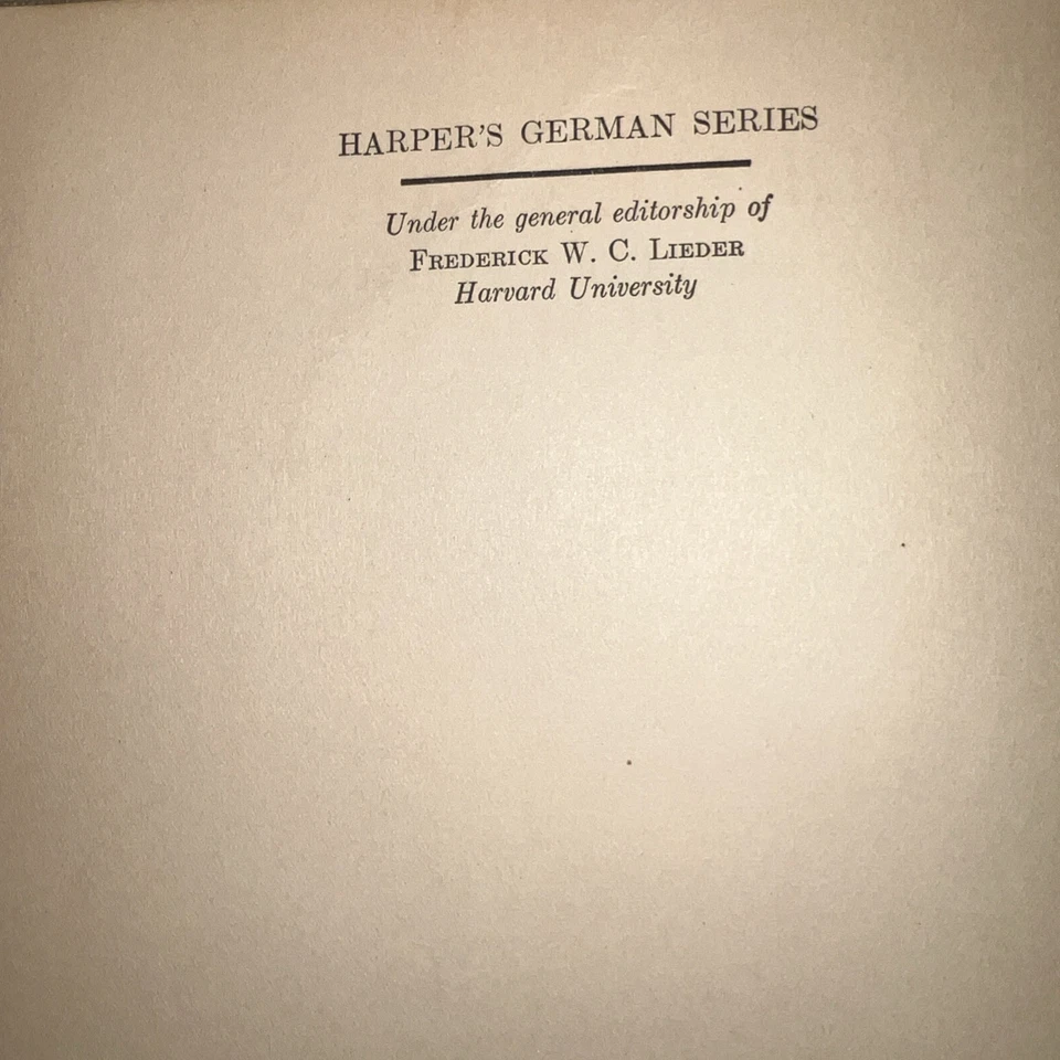 Vintage Elementary German George M Howe 1937 Hardcover Harper & Brothers - Image 3 of 4