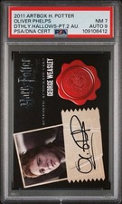 2011 Artbox Harry Potter D.H Autograph Oliver Phelps As George PSA 7 AUTO 9