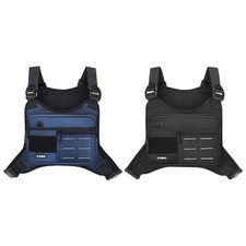 Outdoor Men's Chest Bag Tactical Vest Adjustable Sports Casual Large Capacity