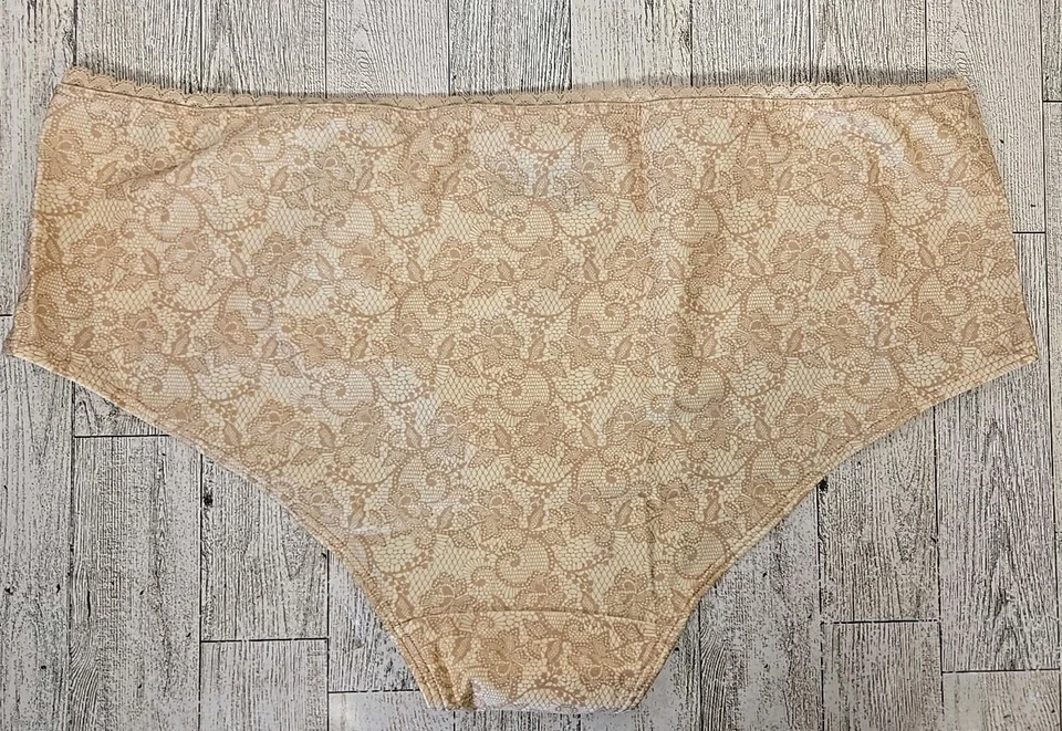 Playtex Cheeky Hipster 2XL Love My Curves Mujer Bragas Beige Floral Foto 4 de 4