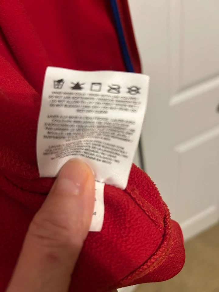 Nike Manny Pacquiao Cremallera Completa Sudadera con Capucha Therma-fit Suéter Para Hombre L Rojo Bordado Foto 4 de 4