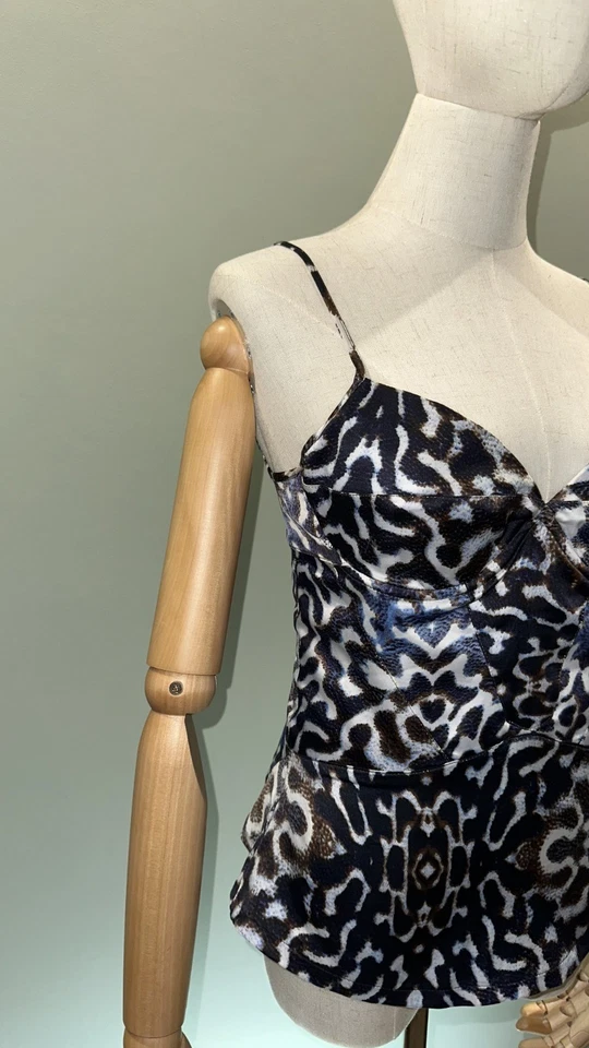 Corsé para mujer Just Cavalli multicolor estampado animal talla 42 Foto 2 de 4