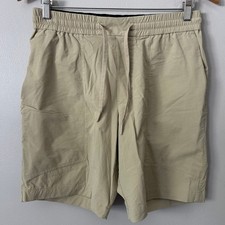 Lululemon Bowline Shorts Mens Medium Artifact Khaki Tan Ripstop Performance 8.5"