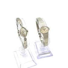 Omega Longines Manual 14-18mm 6.25in Women's Wristwatch Lot of 2 #WB6356-5