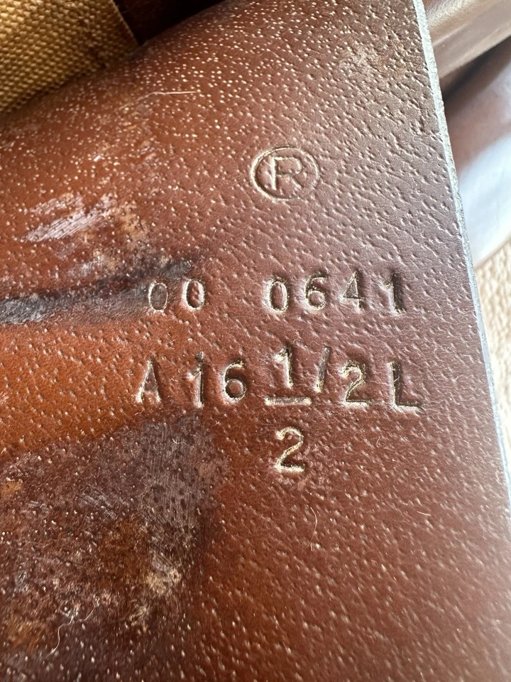 Sillín de salto Bruno Delgrange PJ ligero contacto cercano 16,5” 2L - sillín francés Foto 4 de 4