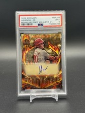 Marketplace image: Aidan Miller 2024 Bowman Chrome Rising Infernos Auto SUPERFRACTOR 1/1  !!!!