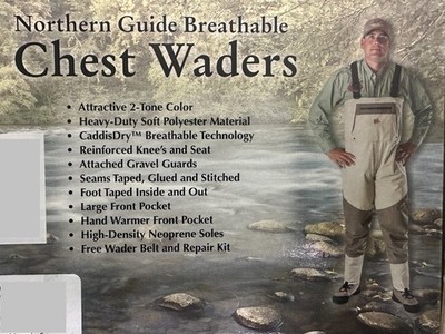 Caddis Men's Northern Guide Breathable Stocking Foot Wader L Stout