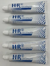 Lot of 5~HR Lubricating Jelly~2 oz Tube~Sterile~Water Soluble~Exp 2028/2029~New
