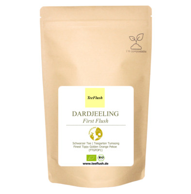 Spitzen - Darjeeling First Flush 2024, Teegarten Tumsong, Schwarztee FTGFOP1 Bio