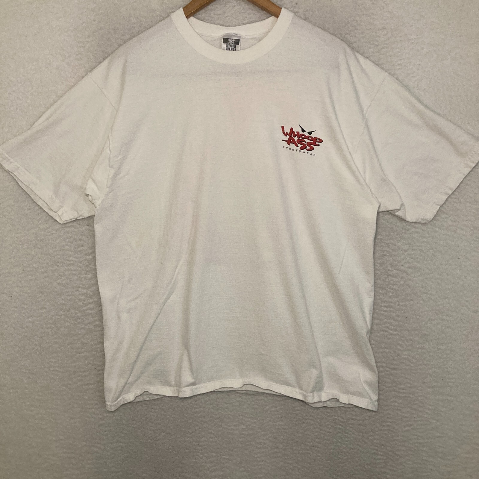 Vtg 90s Whoop Ass Sportswear Outhouse Udamon Ugly Stick Shirt Men XL Graphic Tee