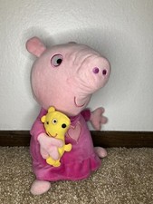 Peppa Pig Sleep N' Oink Plush 12 Stuffed Bedtime Hugging Bear