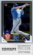 2023 Topps Chrome 96 Nate Eaton RC  Royals  Baseball Card