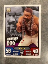 JUNKYARD DOG - TOPP'S SLAM ATTAX RUMBLE WRESTLING CARD - W LEGENDS