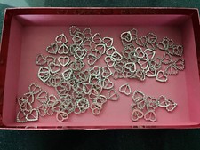 Herz Strass Hochzeit Deko Einladung 122 Stück Glitzer