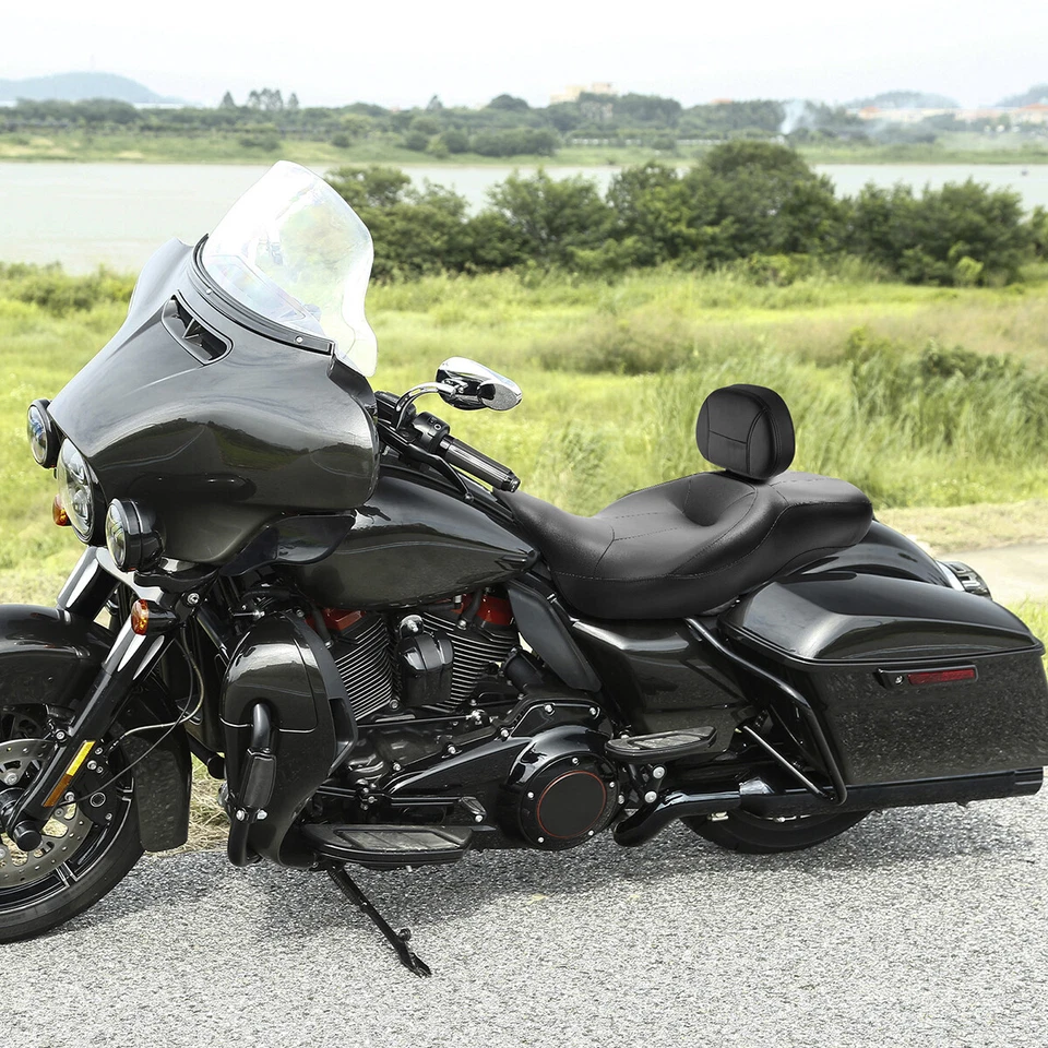 Almohadilla de respaldo para conductor delantero apta para Harley Touring Street Road Glide 2009-UP Foto 3 de 4