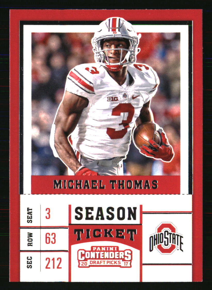 Michael Thomas 2017 Panini Contenders Draft Picks #77 FOOTBALL Card