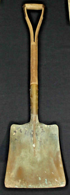 Antique #2 Ampco Tools Non Sparking Bronze Square Shovel Wood Handle,