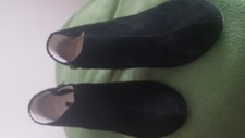 NINE WEST BLACK SUEDE BOOTY  SZ 9.5M