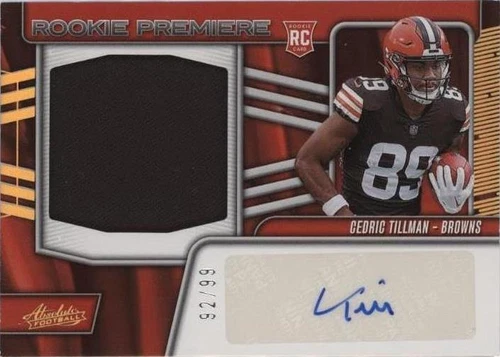 2023 Panini Absolute Cedric Tillman #RPMA-CTI