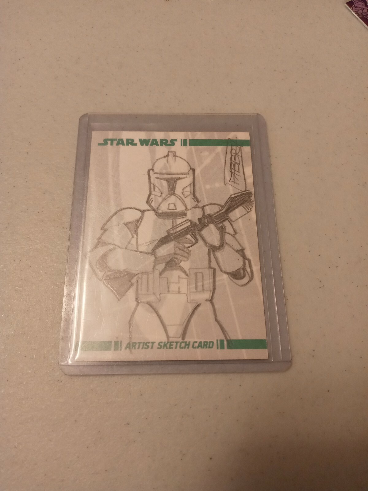 Matt Olsen Star Wars 2008 Topps The Clone Wars Sketch Card trading card — raw and PSA graded price guide