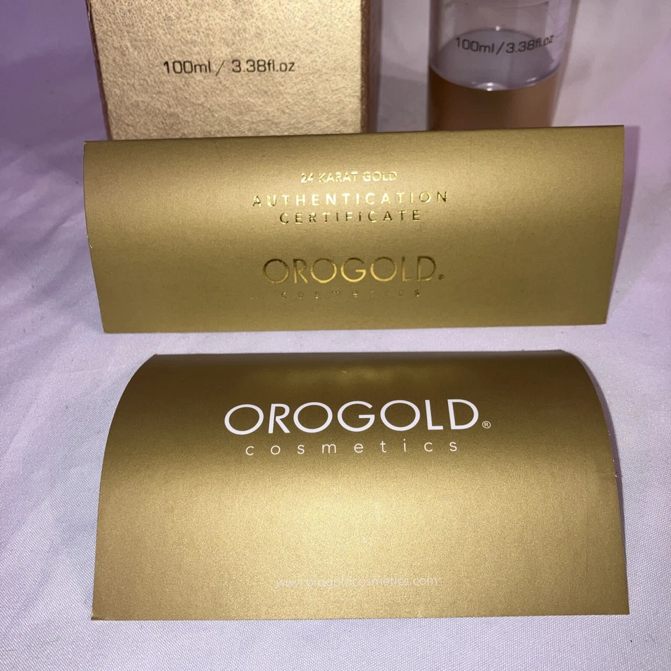 OROGOLD EXCLUSIVE 24K MULTI -VITAMIN DEEP PEELING 3.3 FL OZ. See Description. - Image 4 of 4