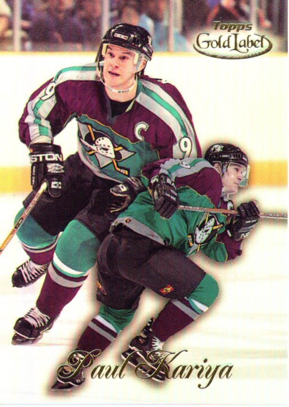 1998-99 Topps Gold Label Hockey. Base cards, Class 1,2,3, black, Goal race. - Picture 8 of 26