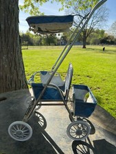 vintage metal baby doll stroller