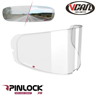 VCAN V127 V271 V128 V151 Motorradhelm Pinlock Einsatz Antibeschlag Klarglas
