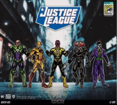 FIGPIN  DC Justice League Villains Box Set 2024 SDCC Comic Con Exclusive