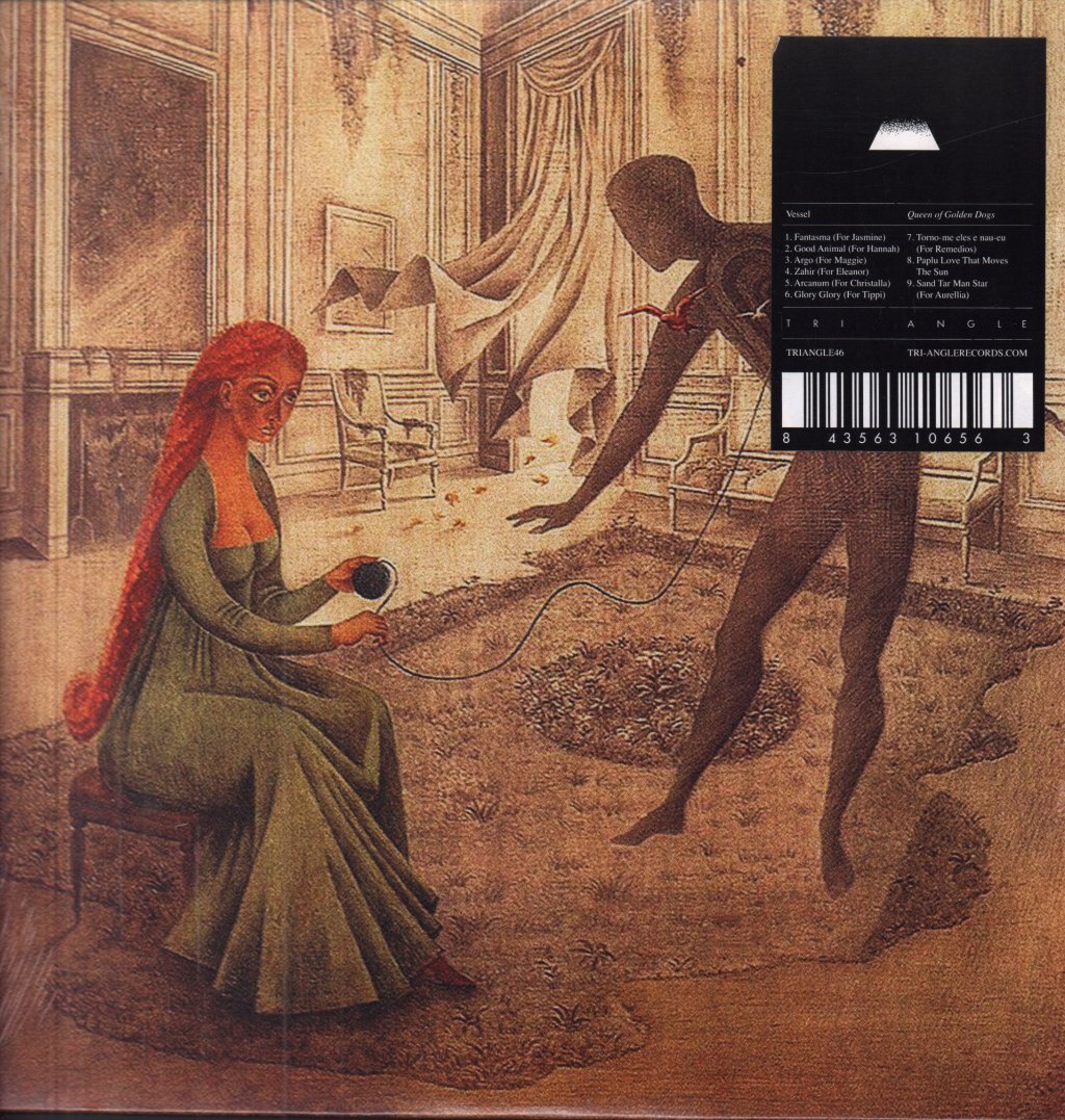 Vessel Queen of Golden Dogs LP vinyl USA Tri Angle 2018 limited edition 9 track