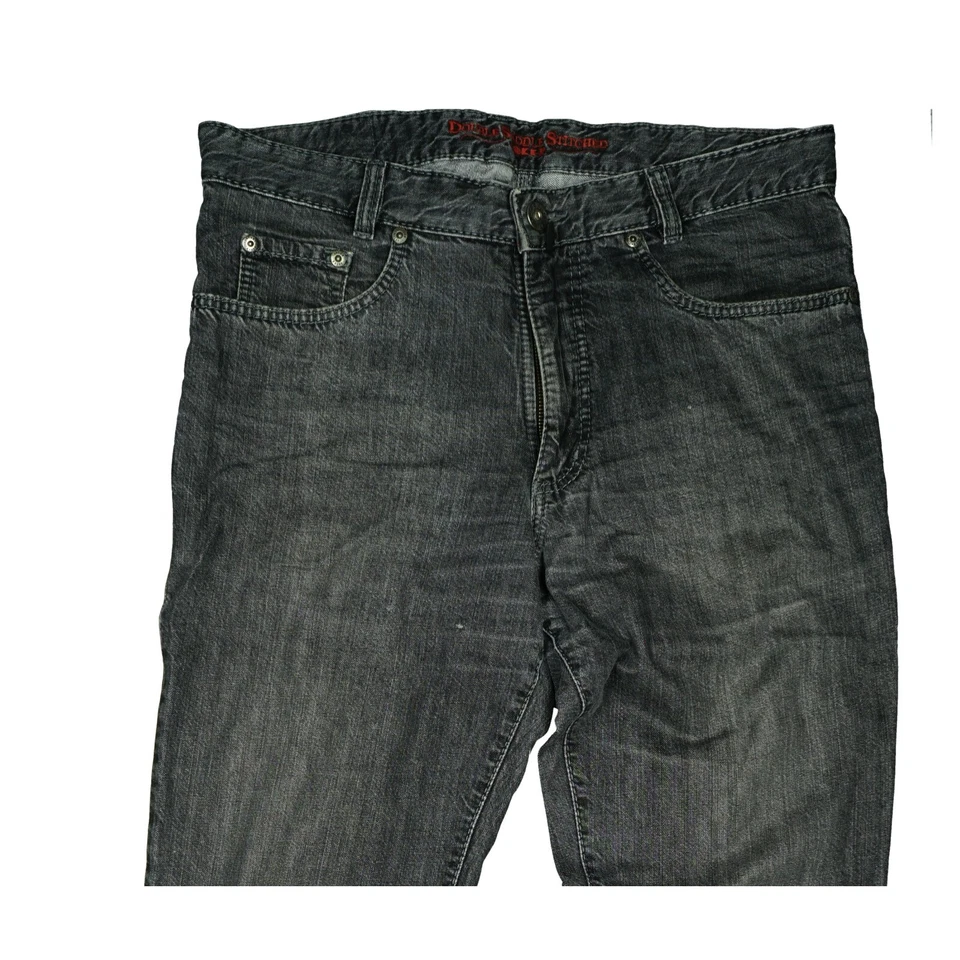Pantalones de mezclilla para hombre Joker Clark calce regular recto 52 36/32 W36 L32 negro gris Foto 2 de 4